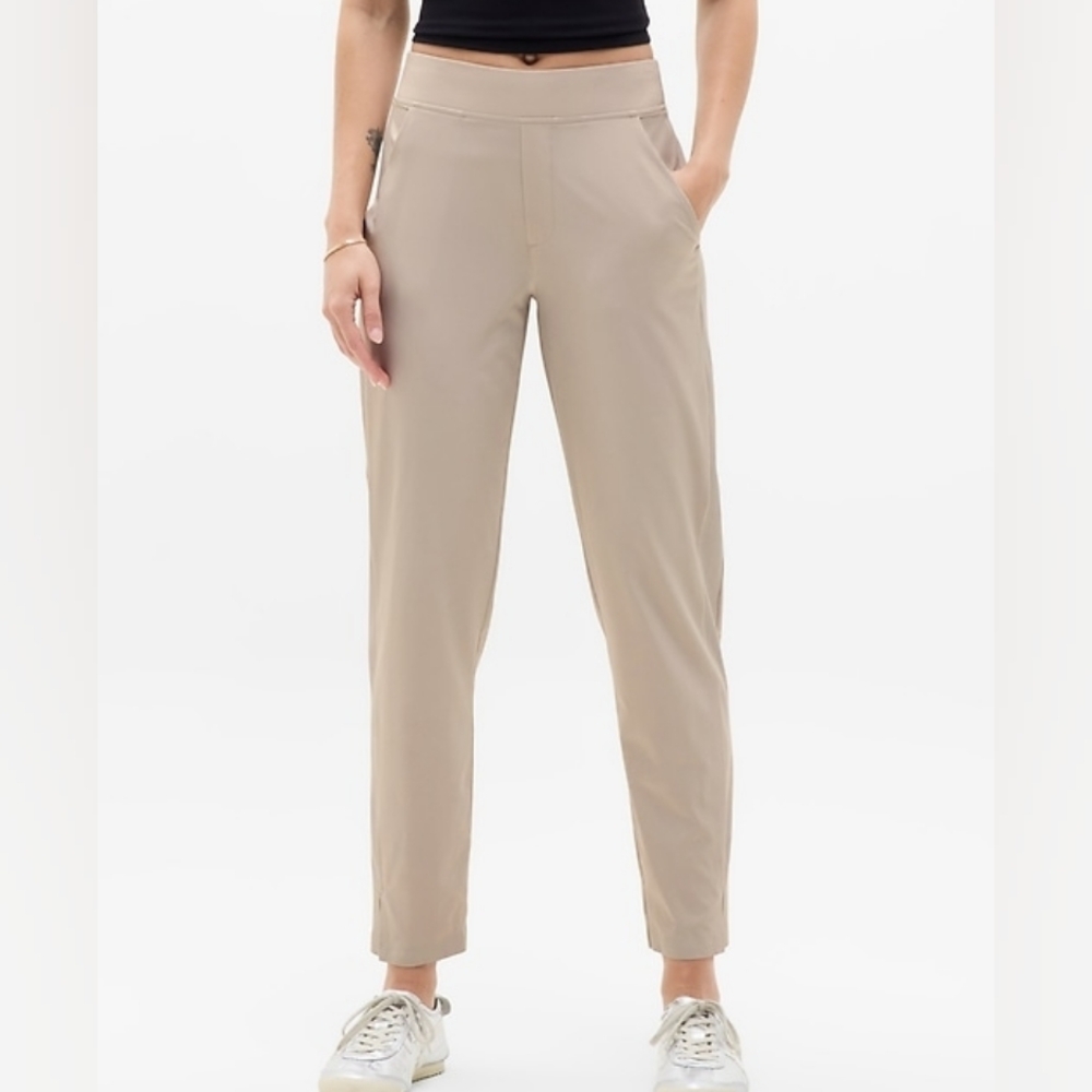 Athleta  Mid Rise Ankle Pant, Size 6 Tall, ColorAbalone